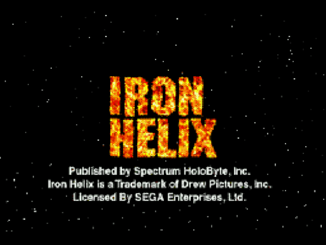 Iron Helix Title Screen